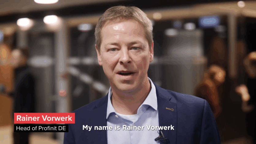 Rainer Vorwerk, Head of Profinit DE, highlighting Profinit expertise in nearshore services.